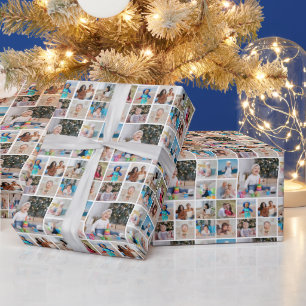Create Your Own 13 Photo Collage  Wrapping Paper