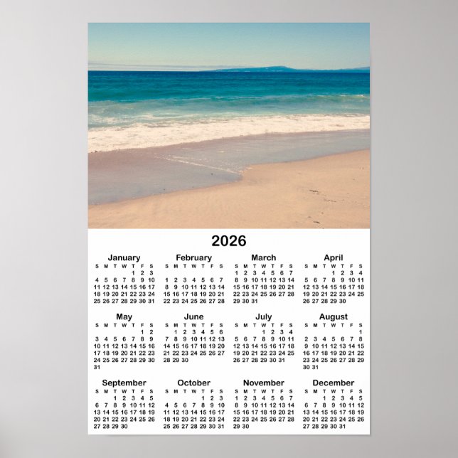 Create Your Own 13x19 Photo 2026 Calendar Poster (Front)