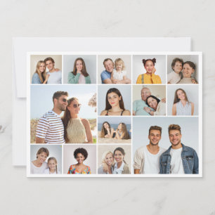 Create Your Own 14 Photo Collage Card