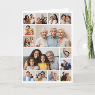 Create Your Own 14 Photo Collage Card