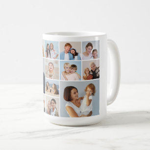 Create Your Own 14 Photo Collage Coffee Mug