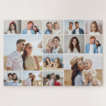 Create Your Own 14 Photo Collage Jigsaw Puzzle<br><div class="desc">Create your own 14 Photo Collage for Christmas, Birthdays, Weddings, Anniversaries, Graduations, Father's Day, Mother's Day or any other Special Occasion, with our easy-to-use design tool. Add your favourite photos of friends, family, vacations, hobbies and pets and you'll have a stunning, one-of-a-kind photo collage. Our custom photo collage is perfect...</div>