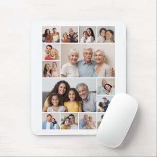 Create Your Own 14 Photo Collage Mouse Pad