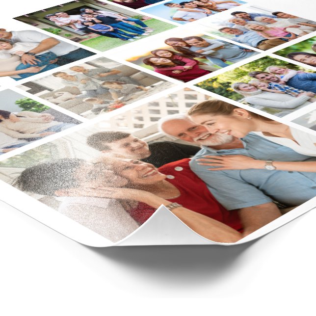 Create Your Own 14 Photo Collage Photo Enlargement (Corner)