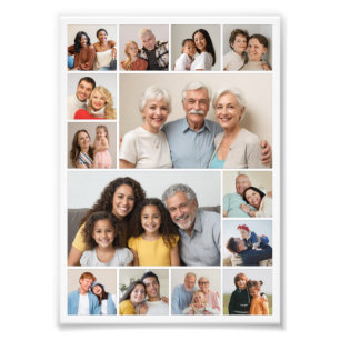 Create Your Own 14 Photo Collage Photo Enlargement Print