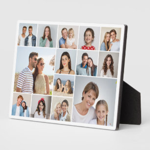 Create Your Own 14 Photo Collage Plaque