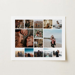 Create Your Own 14 Photo Collage Poster