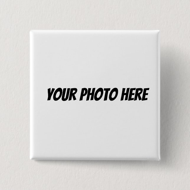 Create Your Own  15 Cm Square Badge (Front)
