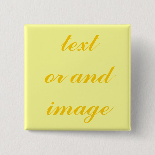 Create Your Own 15 Cm Square Badge (Front)