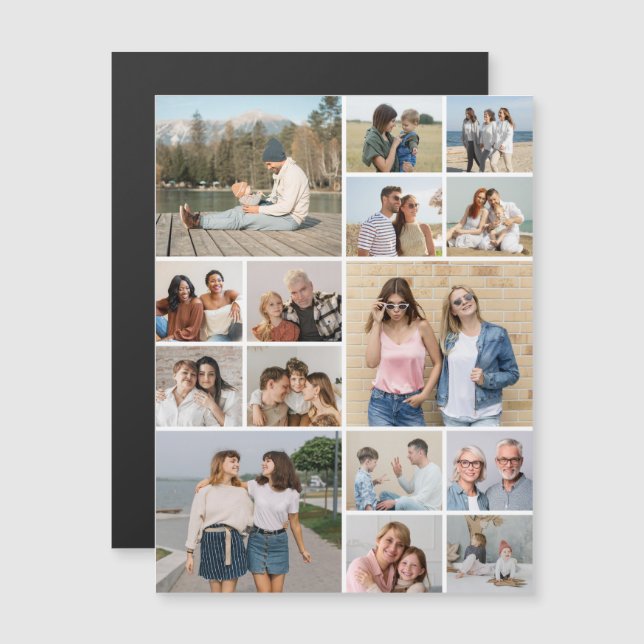 Create Your Own 15 Photo Collage (Front/Back)