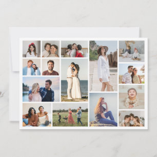 Create Your Own 15 Photo Collage  Card