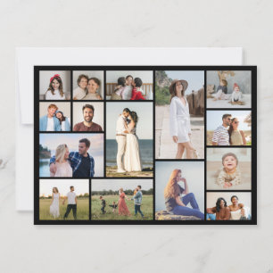 Create Your Own 15 Photo Collage  Card