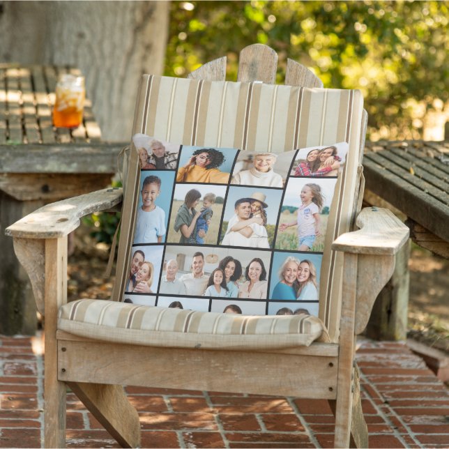  Create Your Own 15 Photo Collage  Cushion (Chair)