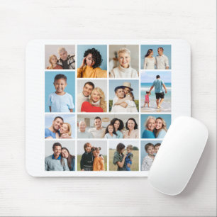 Create Your Own 15 Photo Collage Mouse Pad