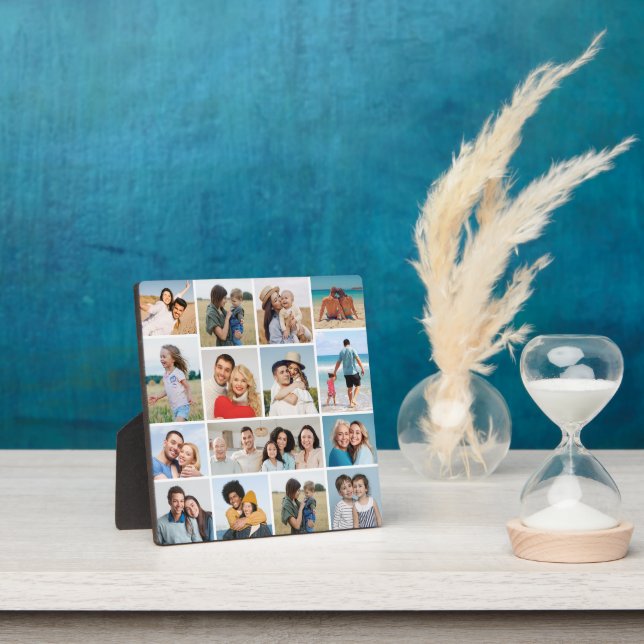 Create Your Own 15 Photo Collage Plaque (Insitu)