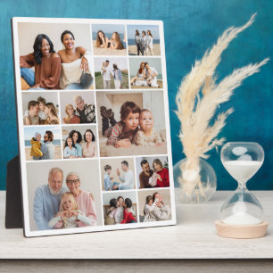 Create Your Own 15 Photo Collage Plaque