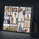 Create Your Own 15 Photo Collage Poster Plaque<br><div class="desc">Create your own 15 Photo Collage for Christmas, Birthdays, Weddings, Anniversaries, Graduations, Father's Day, Mother's Day or any other Special Occasion, with our easy-to-use design tool. Add your favorite photos of friends, family, vacations, hobbies and pets and you'll have a stunning, one-of-a-kind photo collage. Our custom photo collage is perfect...</div>