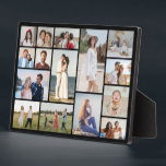 Create Your Own 15 Photo Collage Poster Plaque<br><div class="desc">Create your own 15 Photo Collage for Christmas, Birthdays, Weddings, Anniversaries, Graduations, Father's Day, Mother's Day or any other Special Occasion, with our easy-to-use design tool. Add your favorite photos of friends, family, vacations, hobbies and pets and you'll have a stunning, one-of-a-kind photo collage. Our custom photo collage is perfect...</div>