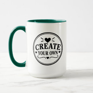 Create Your Own 15oz Combo Two Tone Coffee Mug