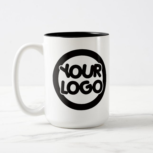 Create Your Own 15oz Two Tone Coffee Mug (Left)