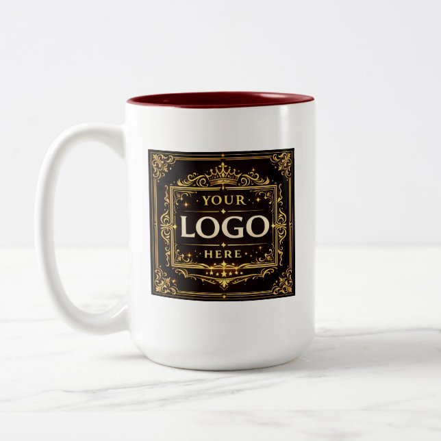 Create Your Own 15oz Two Tone Coffee Mug (Left)