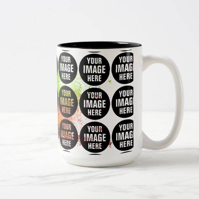 Create Your Own 15oz Two Tone Coffee Mug (Right)