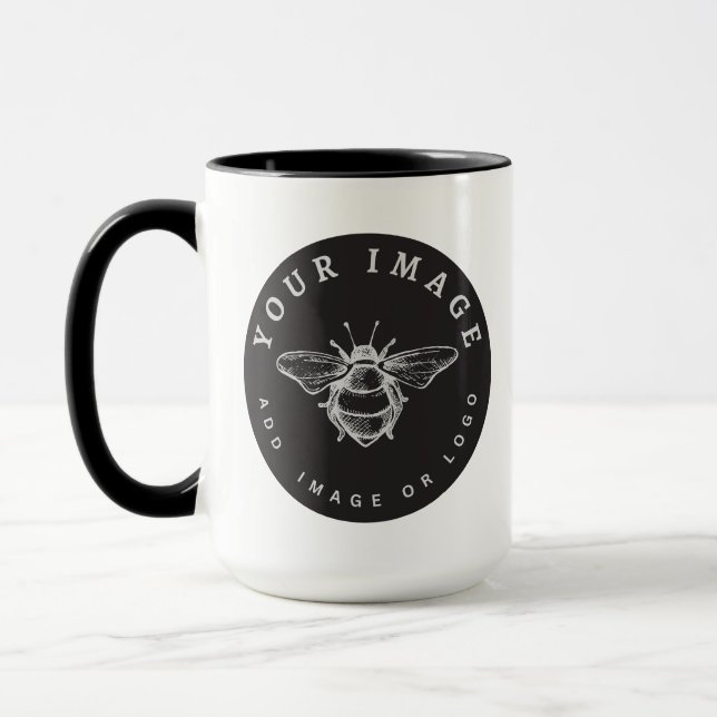 Create Your Own 15oz Two Tone Coffee Mug (Left)