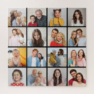 Create Your Own 16 Photo Collage Jigsaw Puzzle