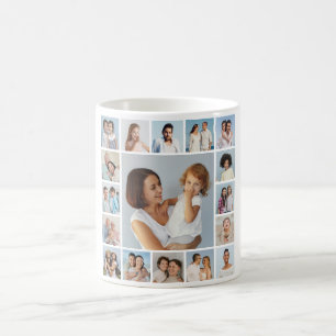 Create Your Own 17 Photo Collage  Coffee Mug