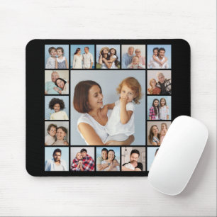 Create Your Own 17 Photo Collage Mouse Pad