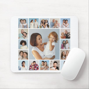 Create Your Own 17 Photo Collage Mouse Pad