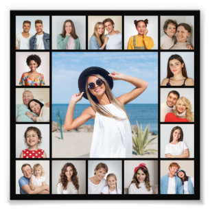 Create Your Own 17 Photo Collage Photo Enlargement Print