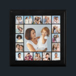 Create Your Own 17 Photo Collage Wood Keepsake Box<br><div class="desc">Create your own 17 Photo Collage for Christmas, Birthdays, Weddings, Anniversaries, Graduations, Father's Day, Mother's Day or any other Special Occasion, with our easy-to-use design tool. Add your favourite photos of friends, family, vacations, hobbies and pets and you'll have a stunning, one-of-a-kind photo collage. Our custom photo collage is perfect...</div>