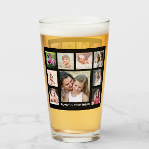 Create Your Own 18 Family Quote Photo Collage Glass