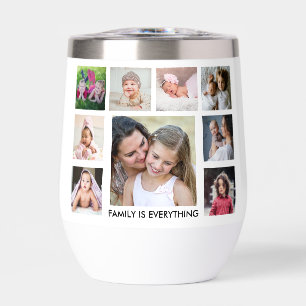 Create Your Own 18 Photo Collage Family Quote Name