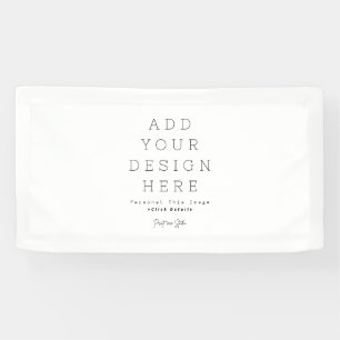 Create Your Own 1.6' x 3' Banner