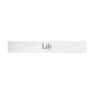 Create Your Own 1" x 7.25" Return Address Labels