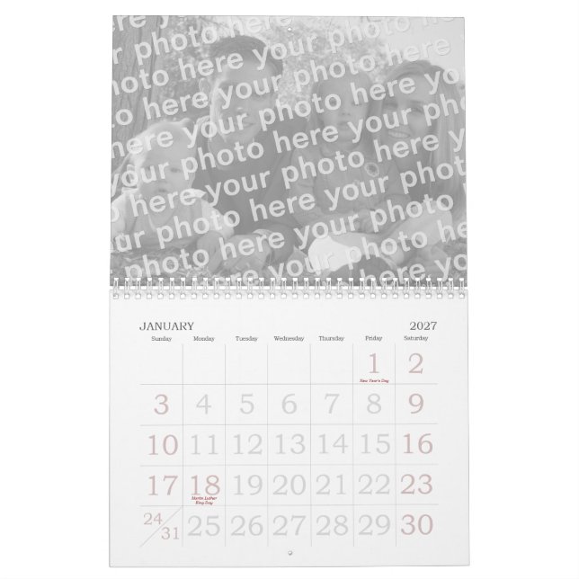 Create Your Own 2012 Photo Calendars (Jan 2027)