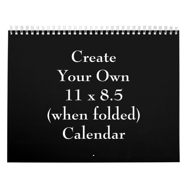 Create Your Own ~ 2019 Calendar (Cover)