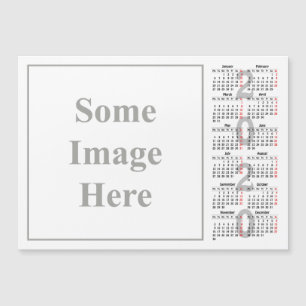 Create your own 2020 calendar Magnetic Card