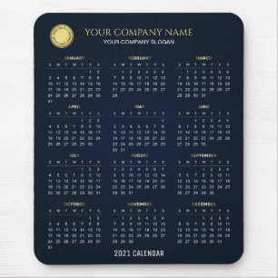 Create Your Own 2021 Company Calendar Mousepad
