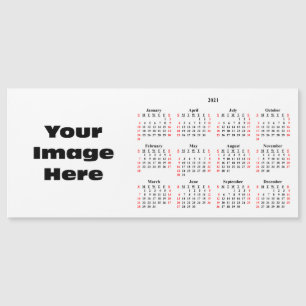 Create Your Own 2021 Custom Calendar Magnetic Card