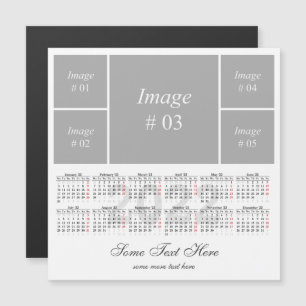 Create your own 2022 calendar Magnetic card