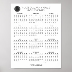 Create Your Own 2023 Company Calendar   Poster