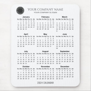 Create Your Own 2024 Company Calendar Mousepad