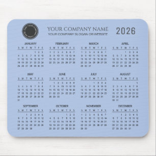 Create Your Own 2026 Company Calendar    Mouse Pad