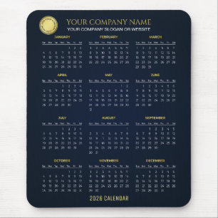 Create Your Own 2026 Company Calendar Mousepad