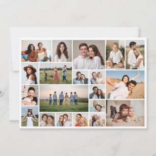 Create Your Own 20 Photo Collage Card