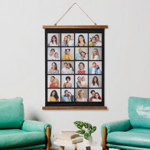 Create Your Own 20 Photo Collage Hanging Tapestry