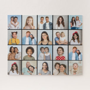 Create Your Own 20 Photo Collage Jigsaw Puzzle